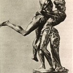 Herakles Holding Antaios Above the Earth - modern statue